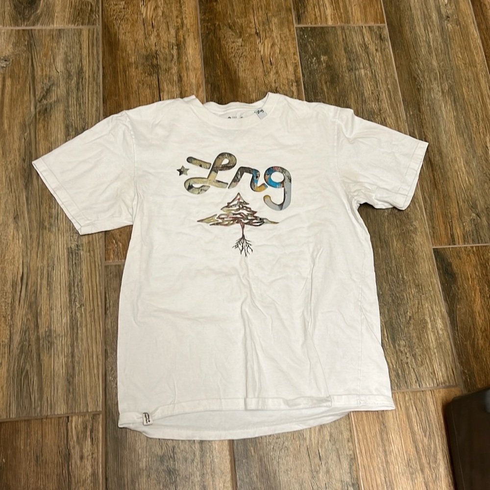 LRG white skate tee